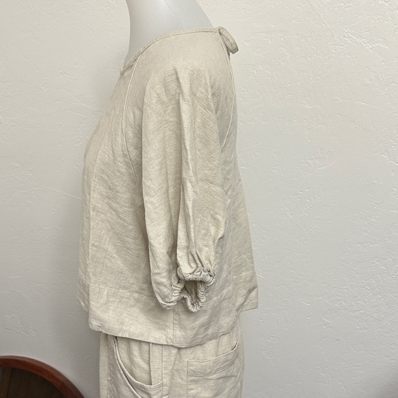 House of Harlow 1960 Beige linen 2 piece matching set - Picture 4 of 11